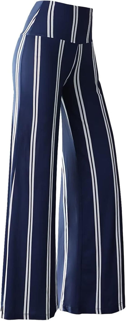 Arolina Women's Stretchy Wide Leg Palazzo Lounge Pants Casual Comfy High Waist Palazzo Pants