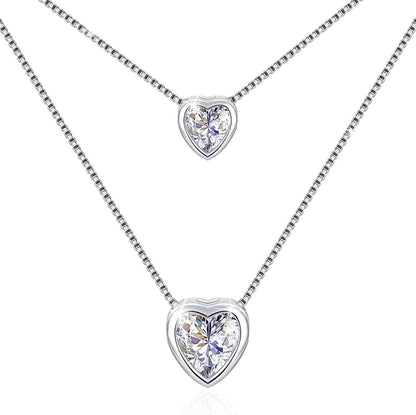 Swarovski Elements 925 Sterling Silver Pendent Necklace for Women Gift JRosee Jewelry