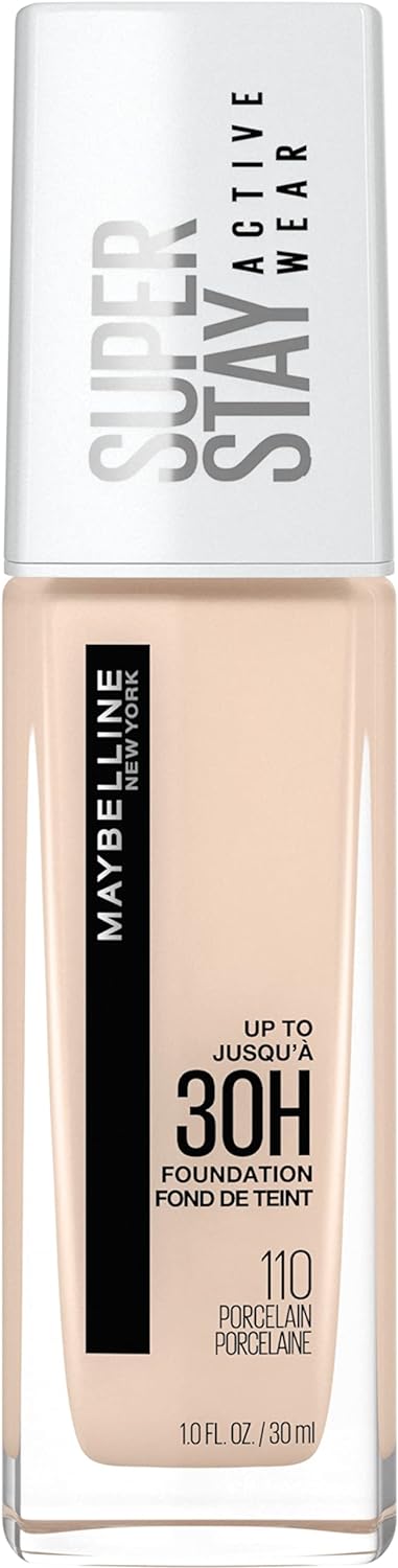 Maybelline Super Stay Full Coverage Liquid Foundation Makeup, Porcelain