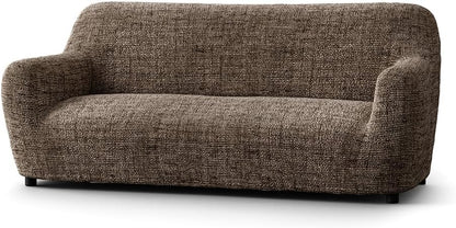 PAULATO BY GA.I.CO. Loveseat Slipcover - Stretch Couch Cover - Cushion Love Seat Sofa Cover - Soft Polyester Fabric Slip Cover - 1-Piece Form Fit Washable Protector - Microfibra - Vittoria Green