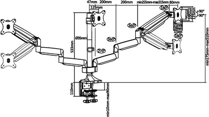 SIT-STAND WORK STATION SHS21 01N