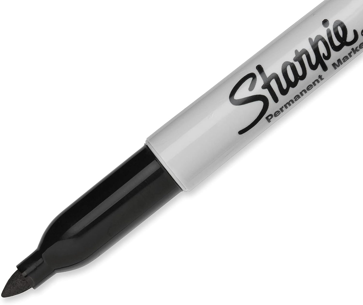 Sharpie Permanent Marker, Fine Point, Black, Pack of 3