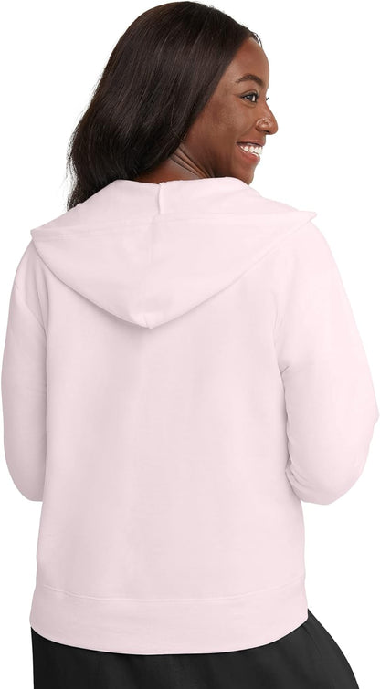 Hanes womens Women's Fleece Full-zip Hood Fleece Jacket (pack of 1)