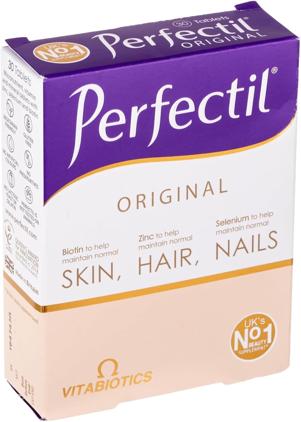 Vitabiotics Perfectil Plus Hair, 60 Tablets