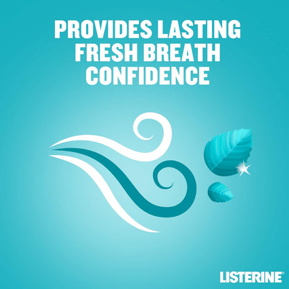 Listerine Cool Mint Mouthwash, Pack of 3x500ml, Mouth Freshener from Listerine for a Fresh Healthy Breath, 24 Hour Protection Against Plaque, Refreshing Sensation, for a Healthier Mouth