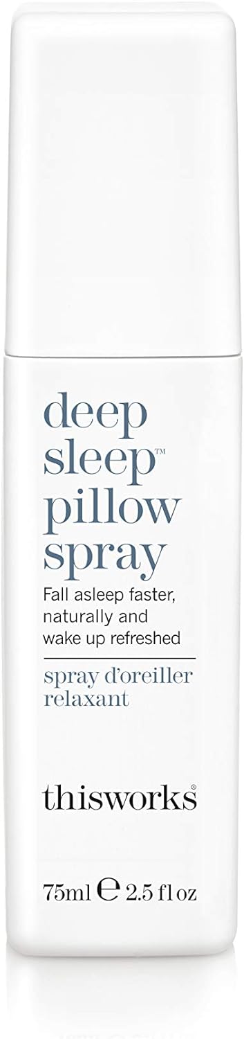 This Works Deep Sleep Pillow Spray, The Award Winning Natural Pillow Spray, Backed by Science, Infused with Lavender, Camomile and Vetivert, 75ml