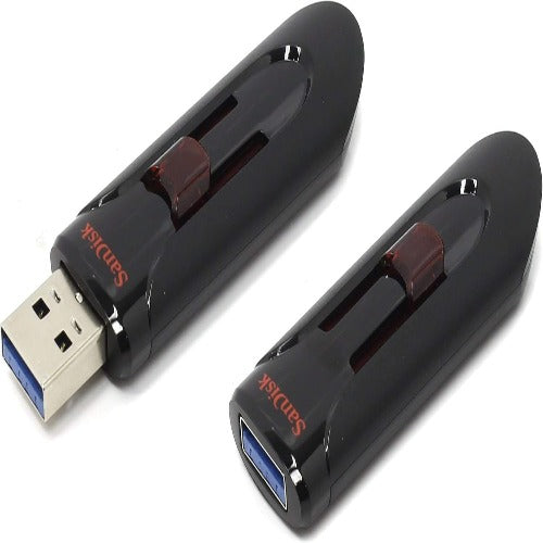 Sandisk - Cruzer Glide 128Gb Usb 3.0 Flash Drive Sdcz600-128G-G35, Black