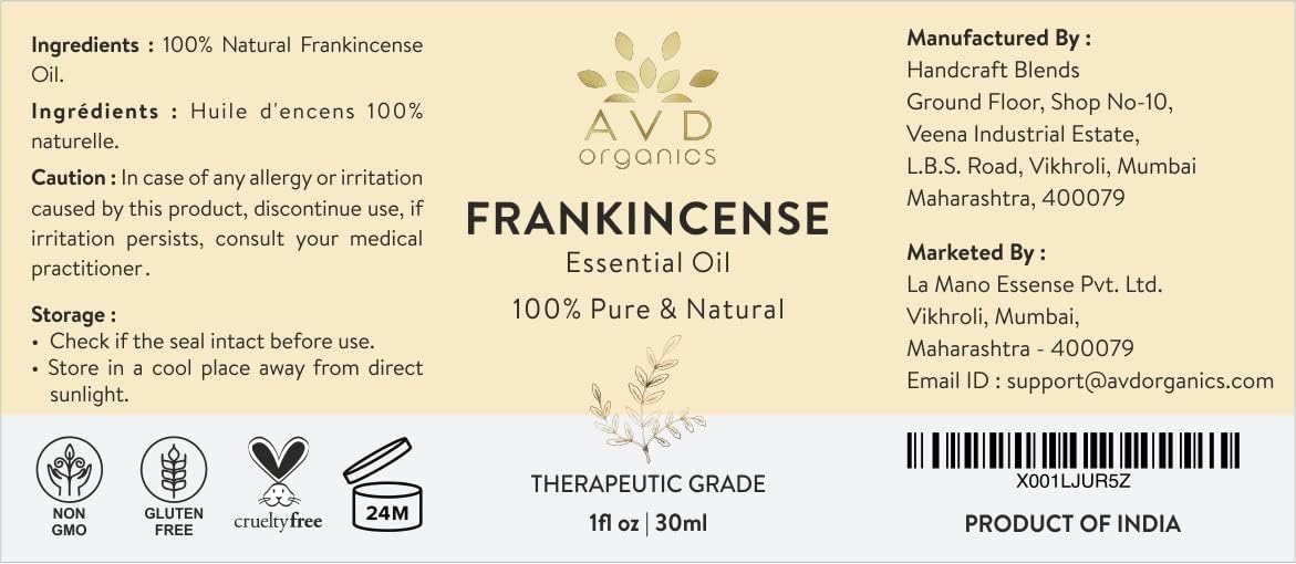 AVD Organics Sweet Orange Essential Oil 100ml - Pure, Natural, Cold Pressed & Undiluted -Use in Aromatherapy Diffusers for Mood Lifting - 3.38 fl. Oz