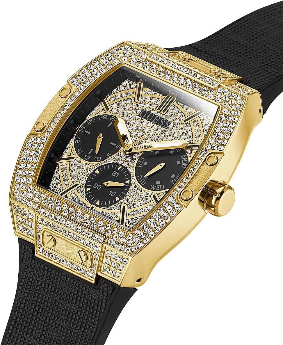 GUESS 43x51MM Crystal Accented Watch