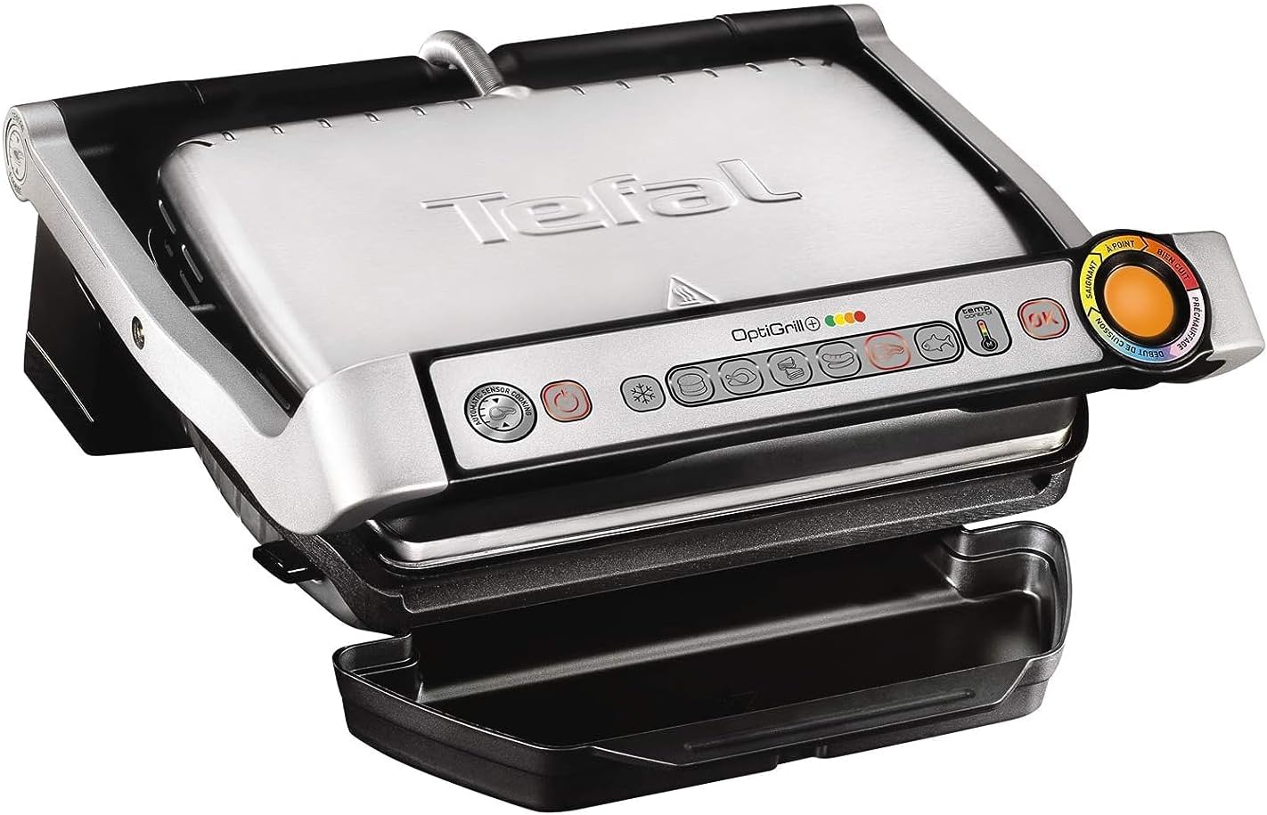 Tefal indoor Electric Grill, Optigrill Plus/BBQ. With snacking and baking accessory, GC715D28