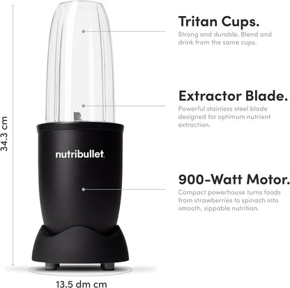 NutriBullet Grey Countertop Blender 600 Watt , NB-101B , "2 year Warranty"