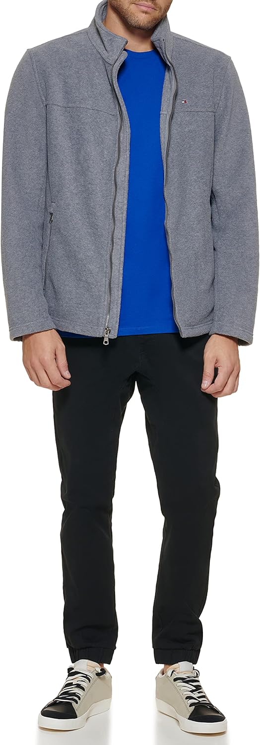 Tommy Hilfiger Men's Classic Zip Front Polar Fleece Jacket