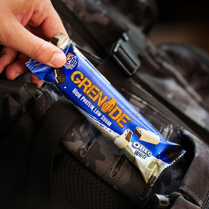 Grenade High Protein, Low Sugar Bar - Chocolate Chip Salted Caramel, 12 x 60 g