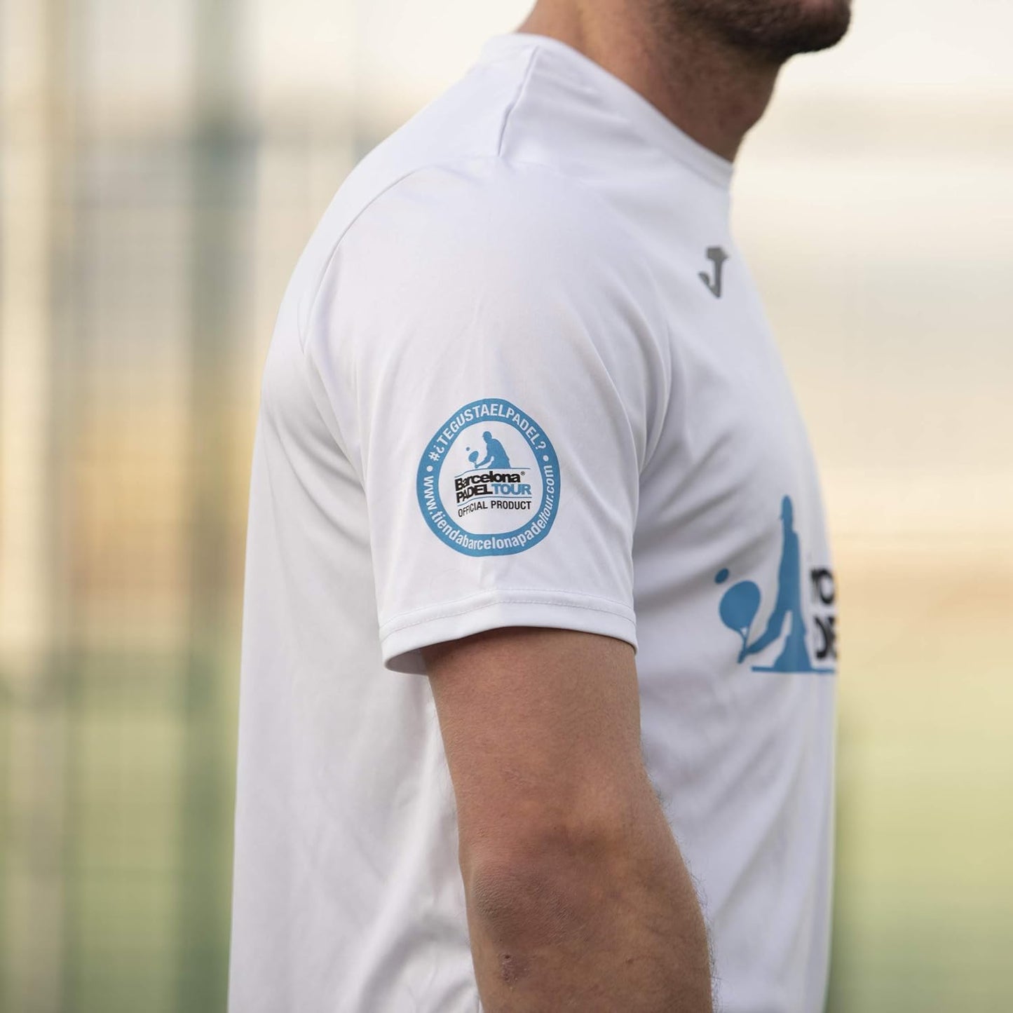 Barcelona Padel Tour | Technical Short Sleeve T-shirt"Te gusta el pádel" | Man | Soft Touch and Quick Drying | Sportswear