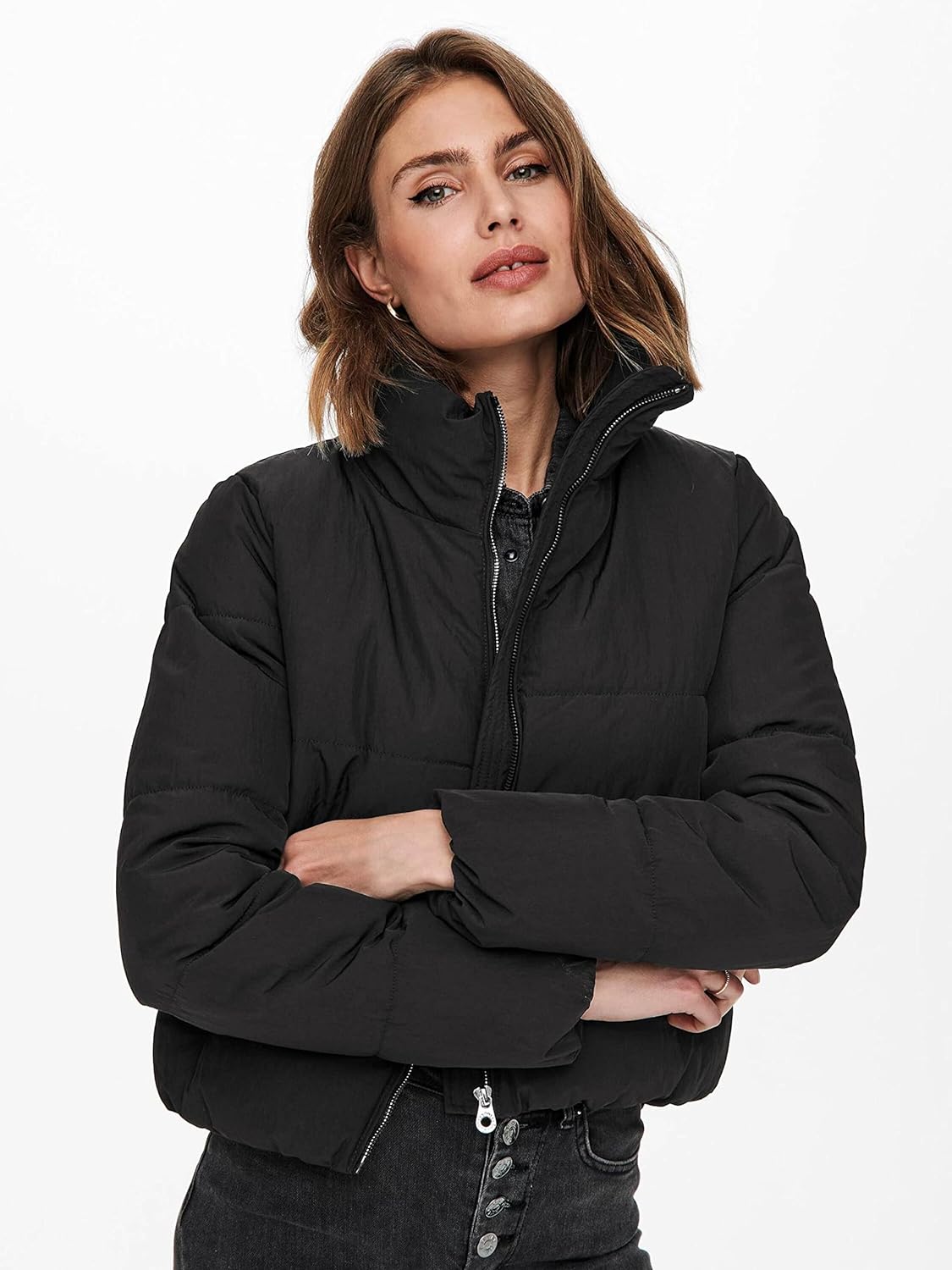 Only Women's ONLDOLLY SHORT PUFFER JACKET OTW NOOS Jacket