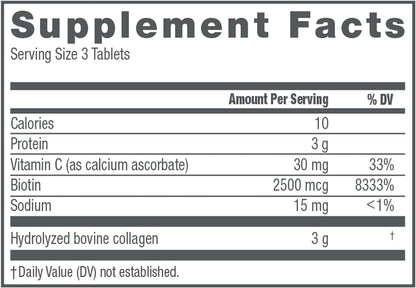 Neocell Super Collagen PlUS C, 250 Tablets