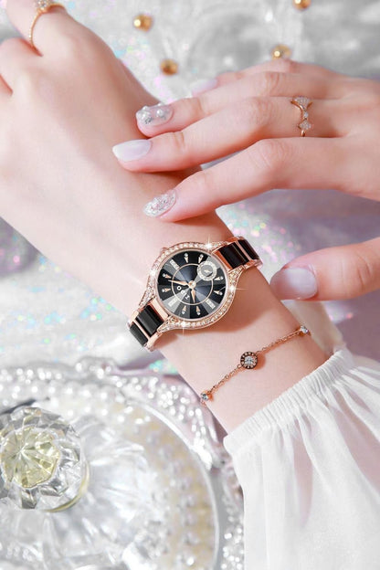 Luxury Womens Watch Gifts Rose Gold for Lady Female Elegant Wrist Watches