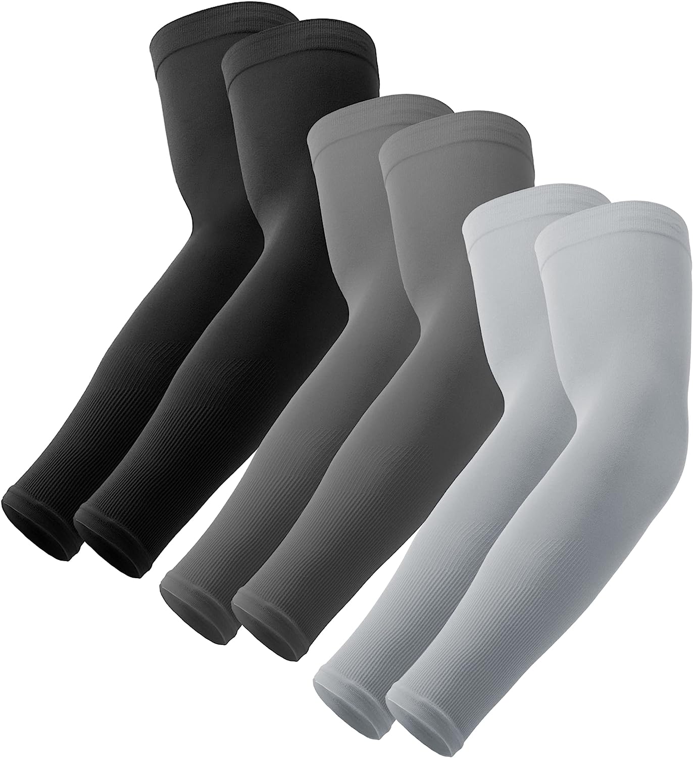 OutdoorEssentials UV Sun Protection Arm Sleeves - Cooling Compression Arm Sleeve - Sports & UV Arm Sleeves for Men & Women