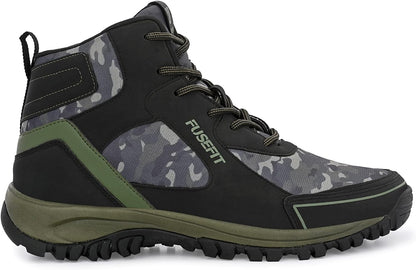 Fusefit Men's BLACK BURN FF Outdoor hiking shoes