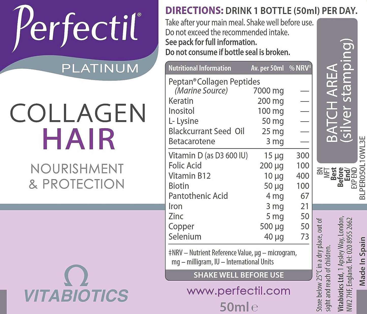 Vitabiotics Perfectil Plus Hair, 60 Tablets