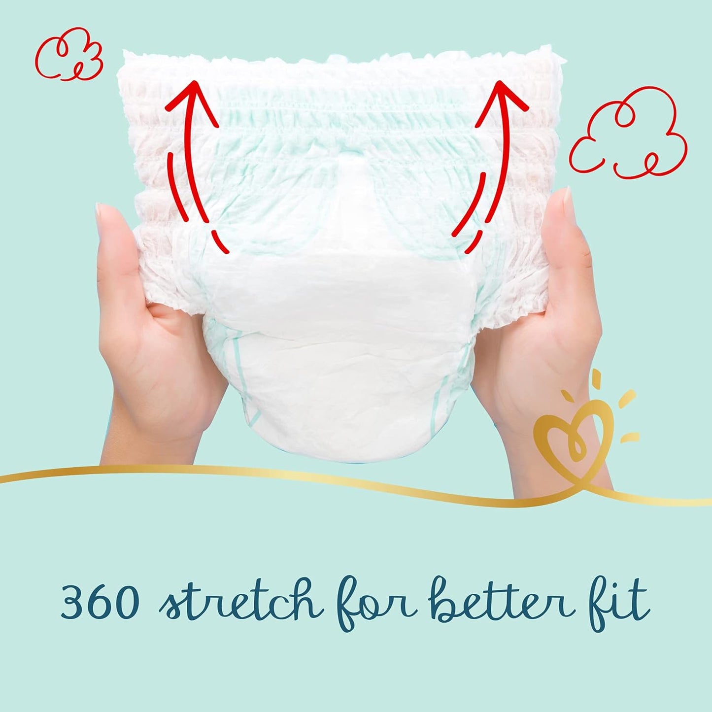 Pampers Premium Care Pants Diapers, Size 5, 12-18kg, Unique Softest Absorption for Ultimate Skin Protection, 160 Count