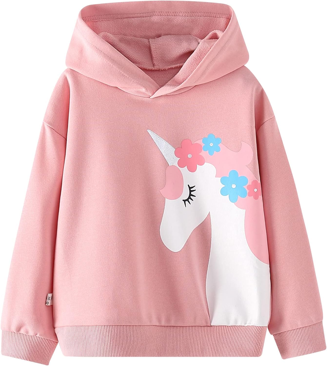 WELAKEN Unicorn Sweatshirts for Girls Toddler & Kids II Little Girl's Pullover Tops Sweaters & Hoodies