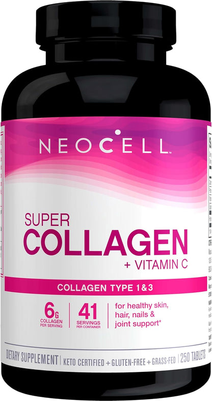 Neocell Super Collagen PlUS C, 250 Tablets