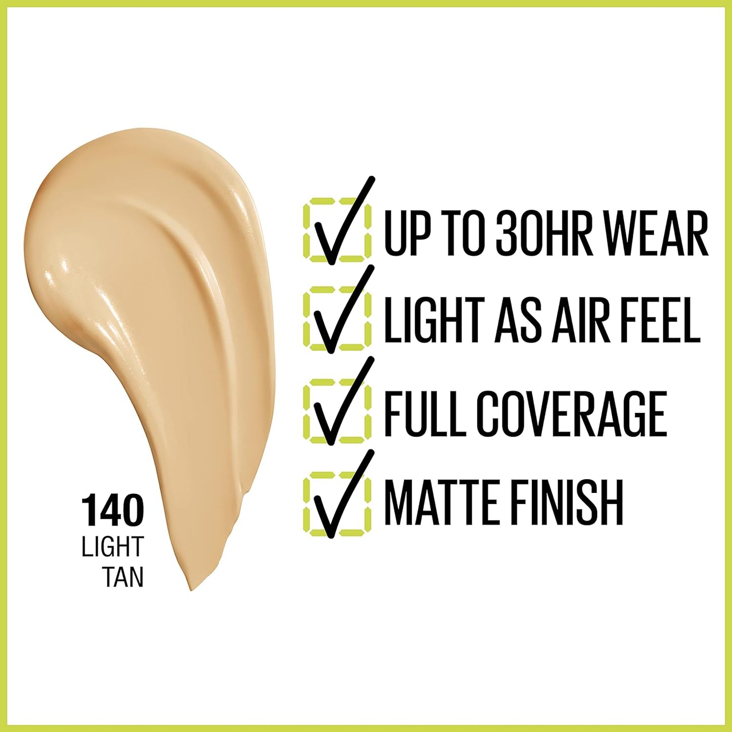 Maybelline Super Stay Full Coverage Liquid Foundation Makeup, Porcelain