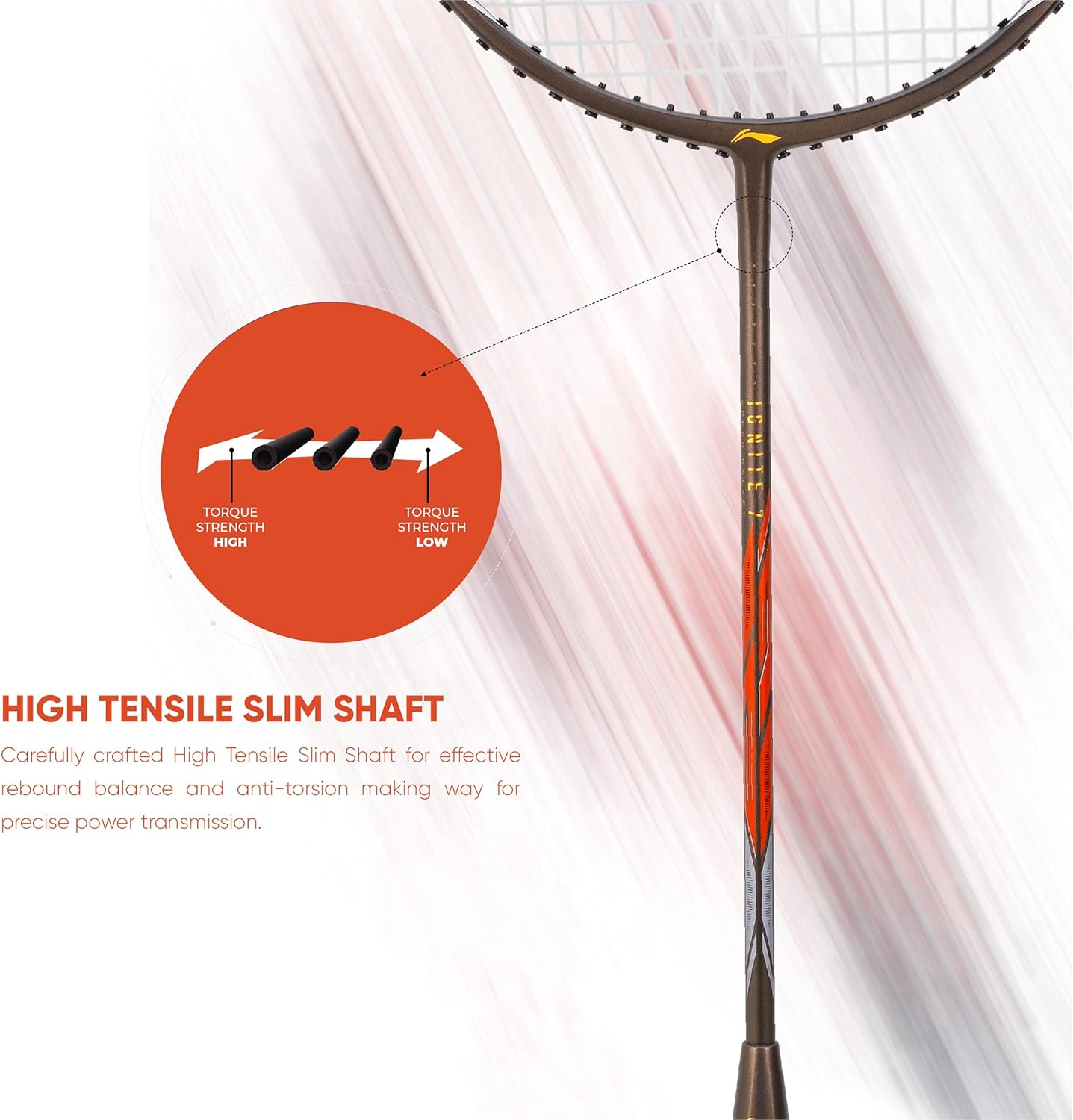 Li-Ning IGNITE 7 (SPEED RACKET. 77 grams)