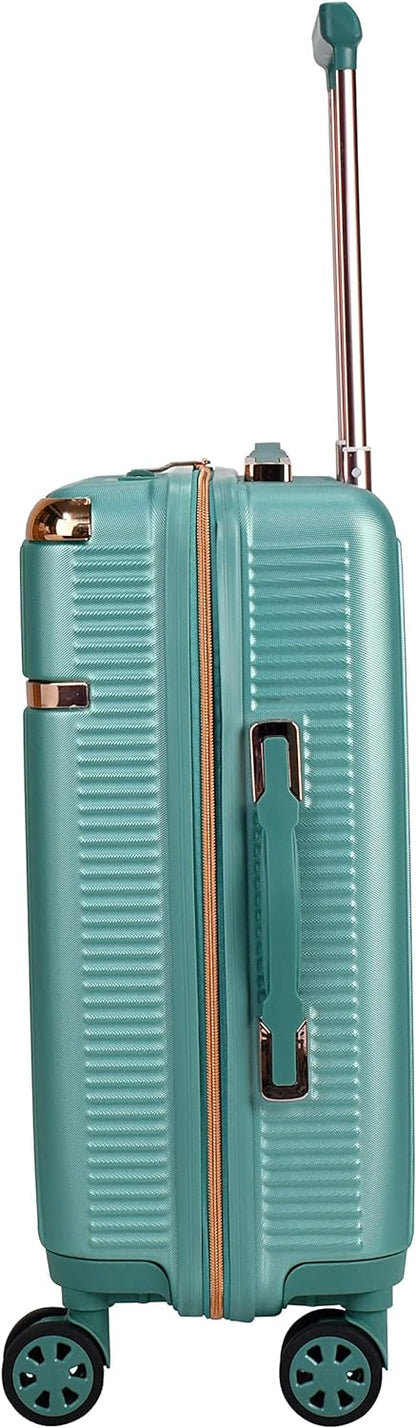 Senator Hard case luggage for Unisex ABS Lightweight 4 Double Wheeled Suitcase with Built-In TSA Type lock A5123