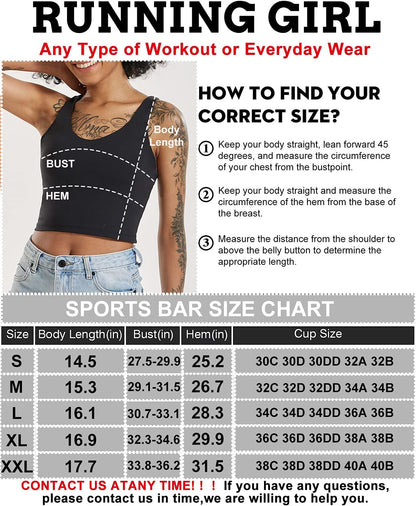 RUNNING GIRL womens Full Coverage Women's Plus Sports Bras