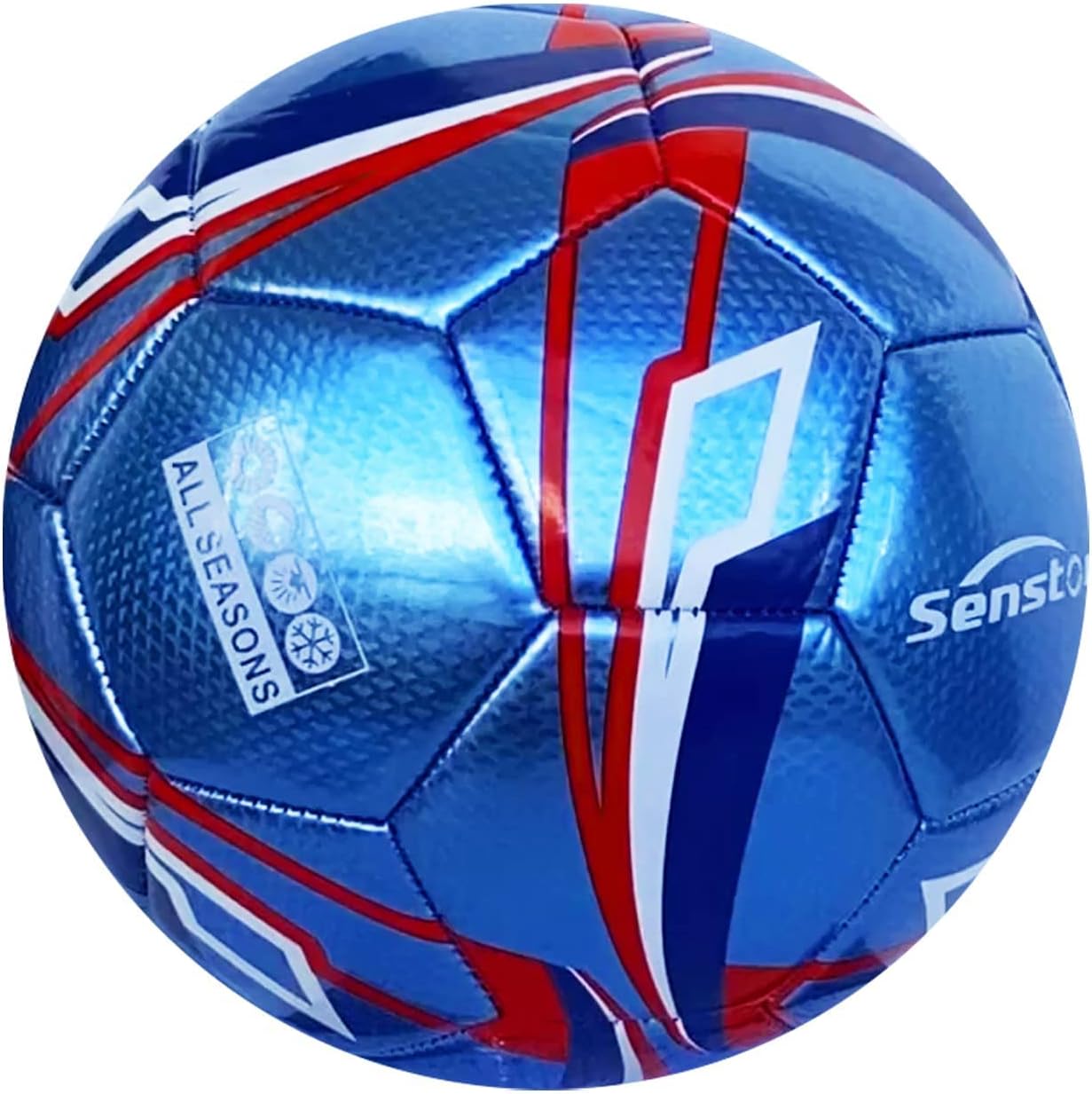 Senston Football Soccer Ball Size 5 Official Training Football Match Ball with Pump