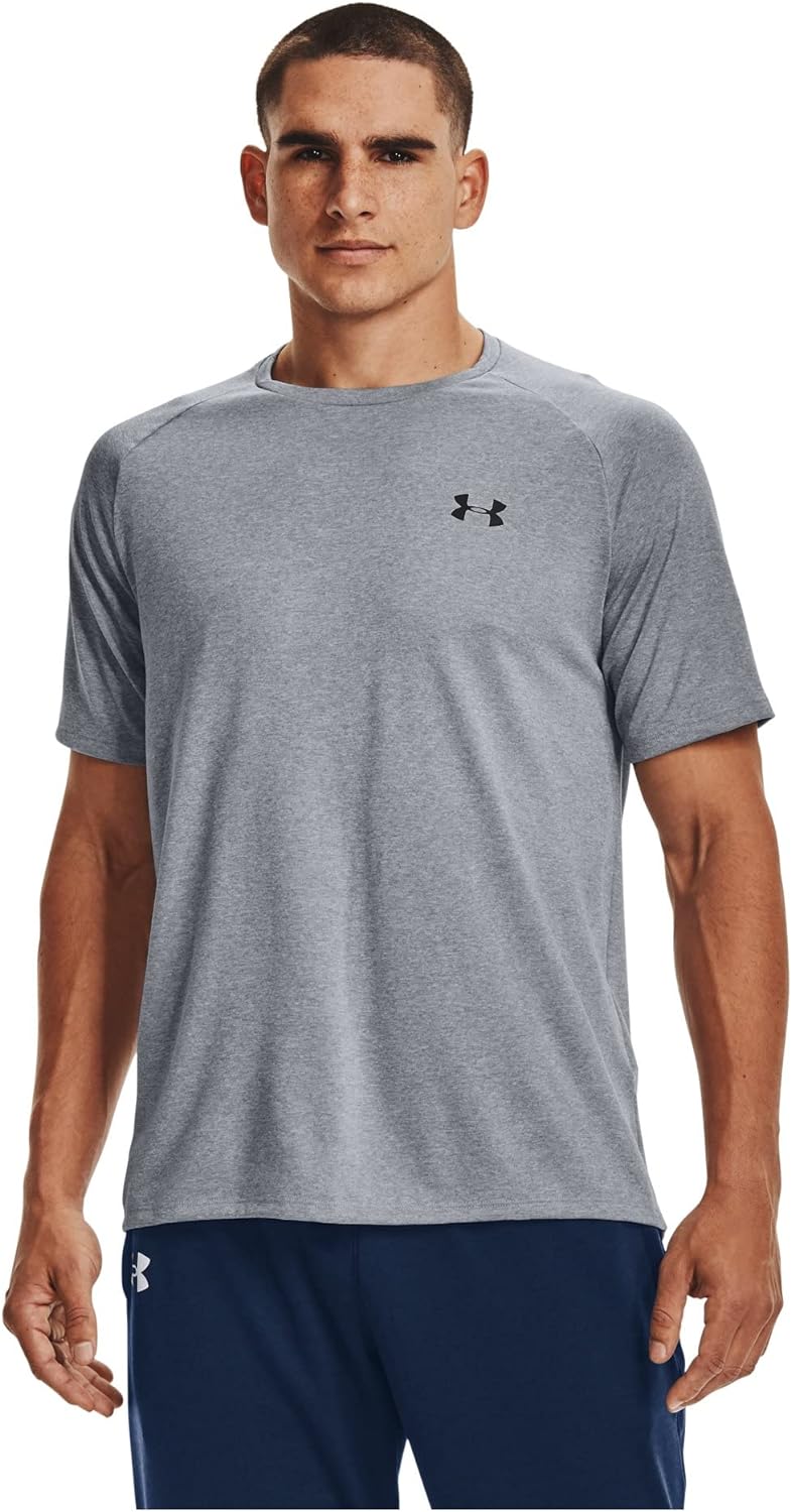 Under Armour Men's UA Tech 2.0 SS Tee Light and Breathable Sports T-Shirt, Gym Clothes With Anti-Odour Technology (pack of 1)