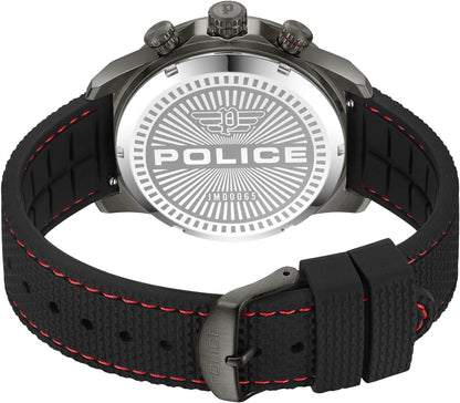 Police Rotorcrom Gents Watch With Leather Strap