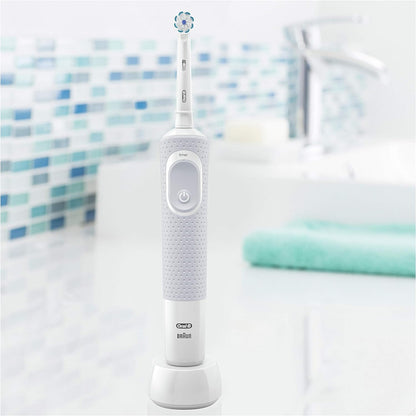 Oral B Vitality D100 CLS Sensi Ultrathin Rechargeable Toothbrush + EB 20-2 Brush Head Bundle