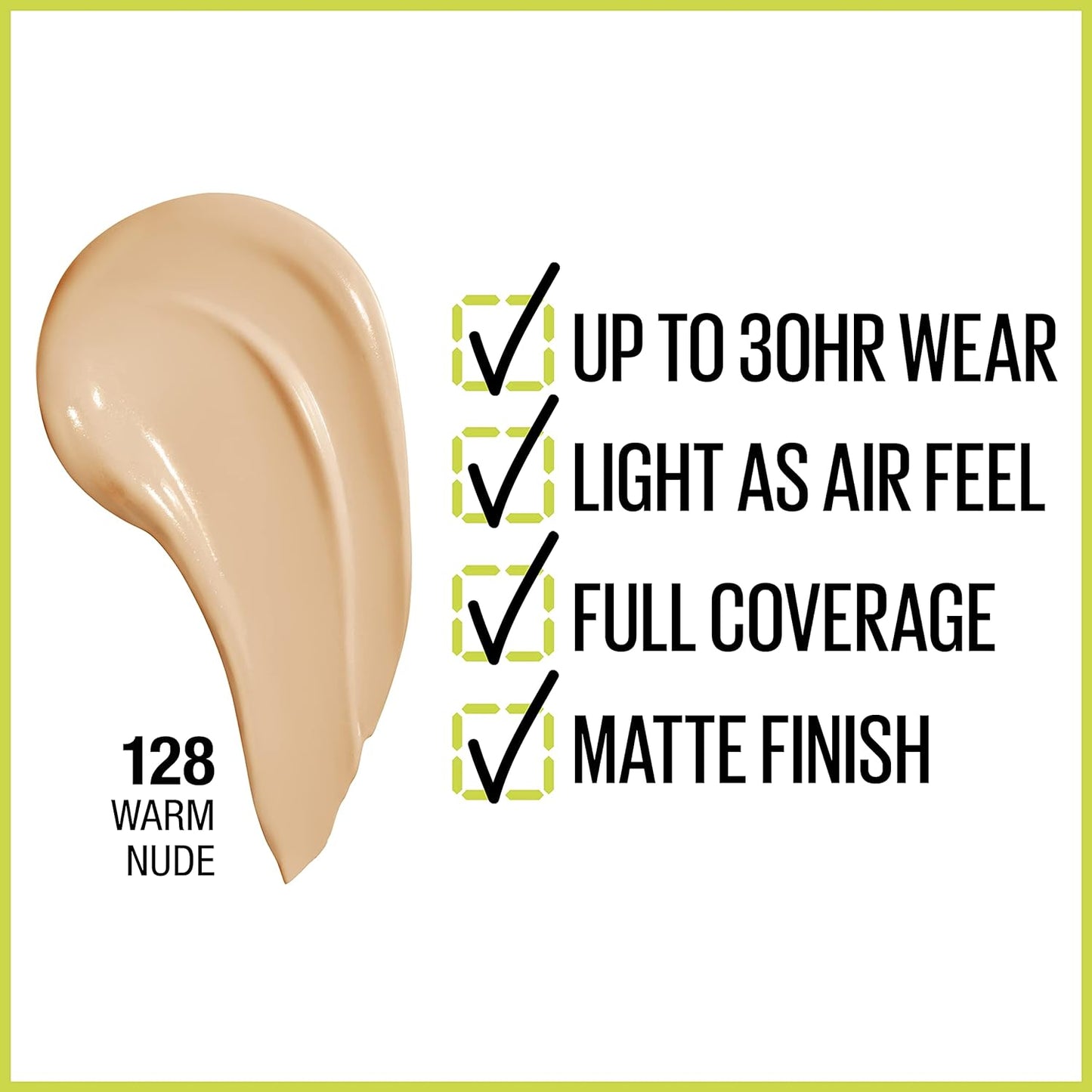 Maybelline Super Stay Full Coverage Liquid Foundation Makeup, Porcelain