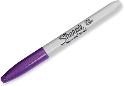 Sharpie Permanent Marker, Fine Point, Black, Pack of 3