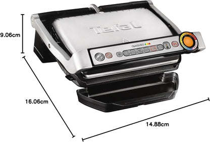 Tefal indoor Electric Grill, Optigrill Plus/BBQ. With snacking and baking accessory, GC715D28