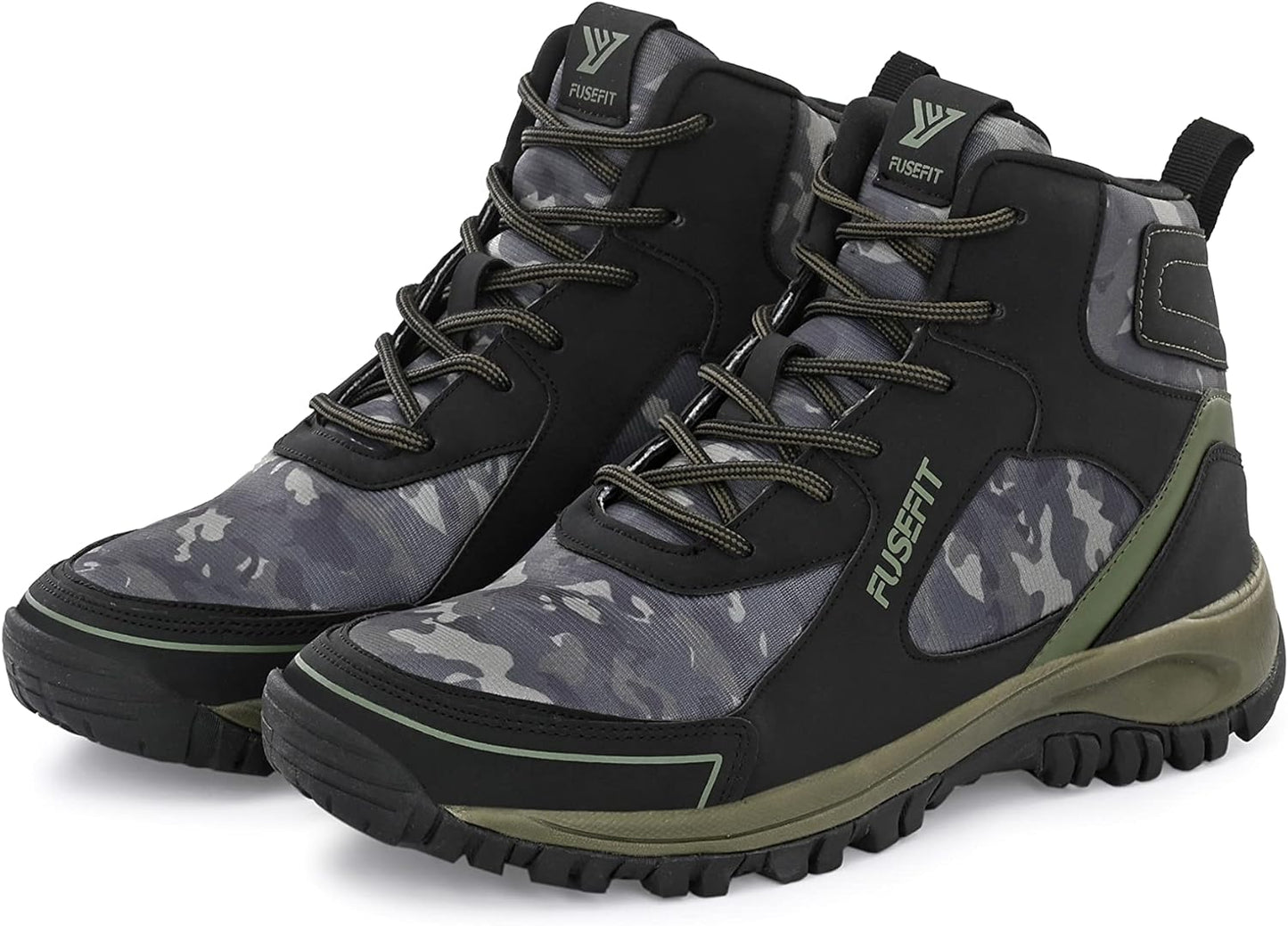 Fusefit Men's BLACK BURN FF Outdoor hiking shoes