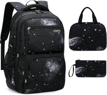 URbazaar Boy Starry Sky Printed Primary Junior High University School Bag Bookbag,Backpack,Casual Shoulder Bag Travel Rucksack