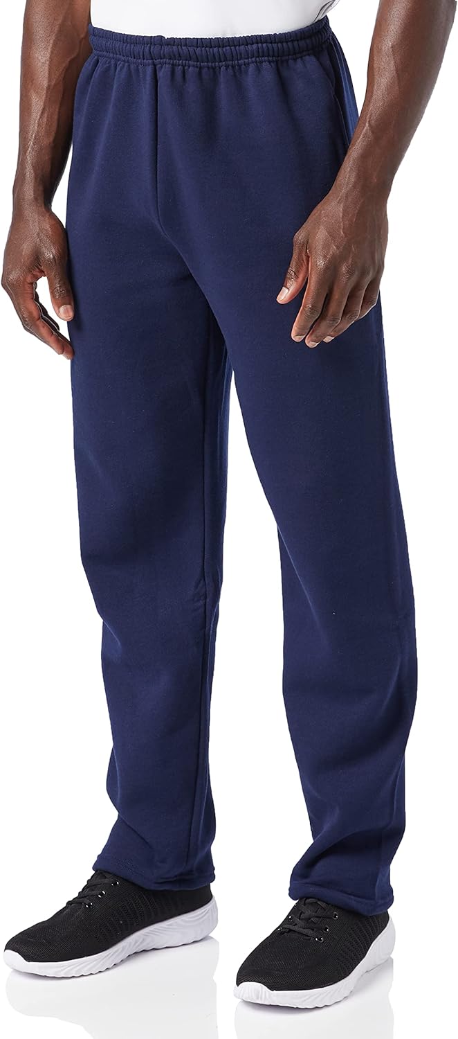 Russell Athletic Men's Dri-Power Open Bottom Sweatpants with Pockets