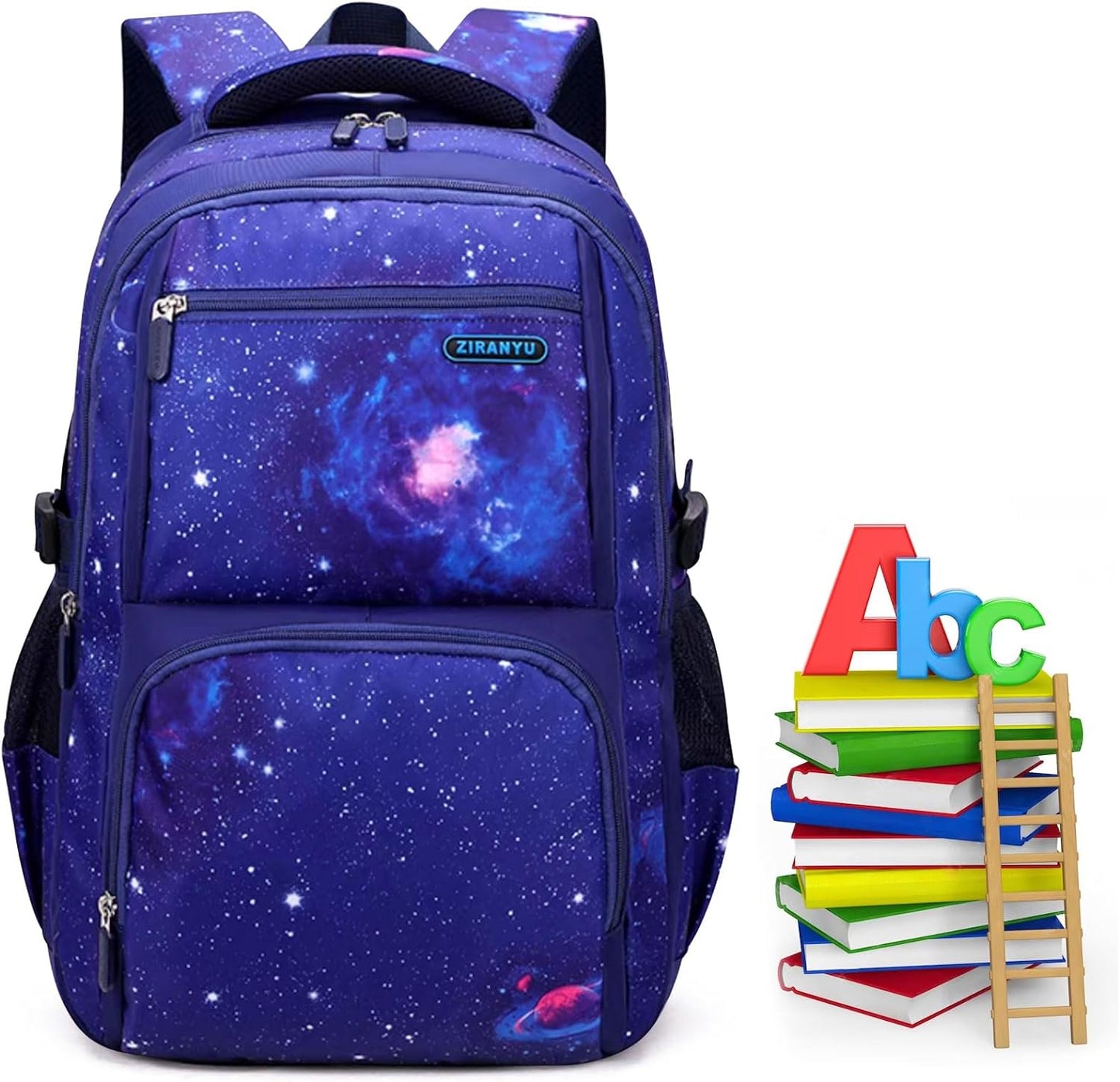 URbazaar Boy Starry Sky Printed Primary Junior High University School Bag Bookbag,Backpack,Casual Shoulder Bag Travel Rucksack