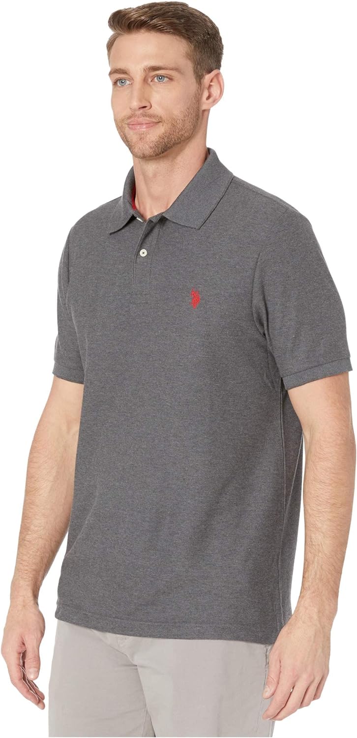 U.S. Polo Assn. Men's Polo Shirt, Oatmeal, One size