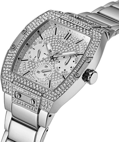 GUESS 43x51MM Crystal Accented Watch