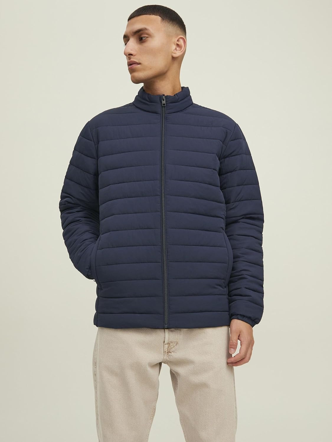 Jack & Jones mens Jjerecycle Puffer Collar Noos Jacket