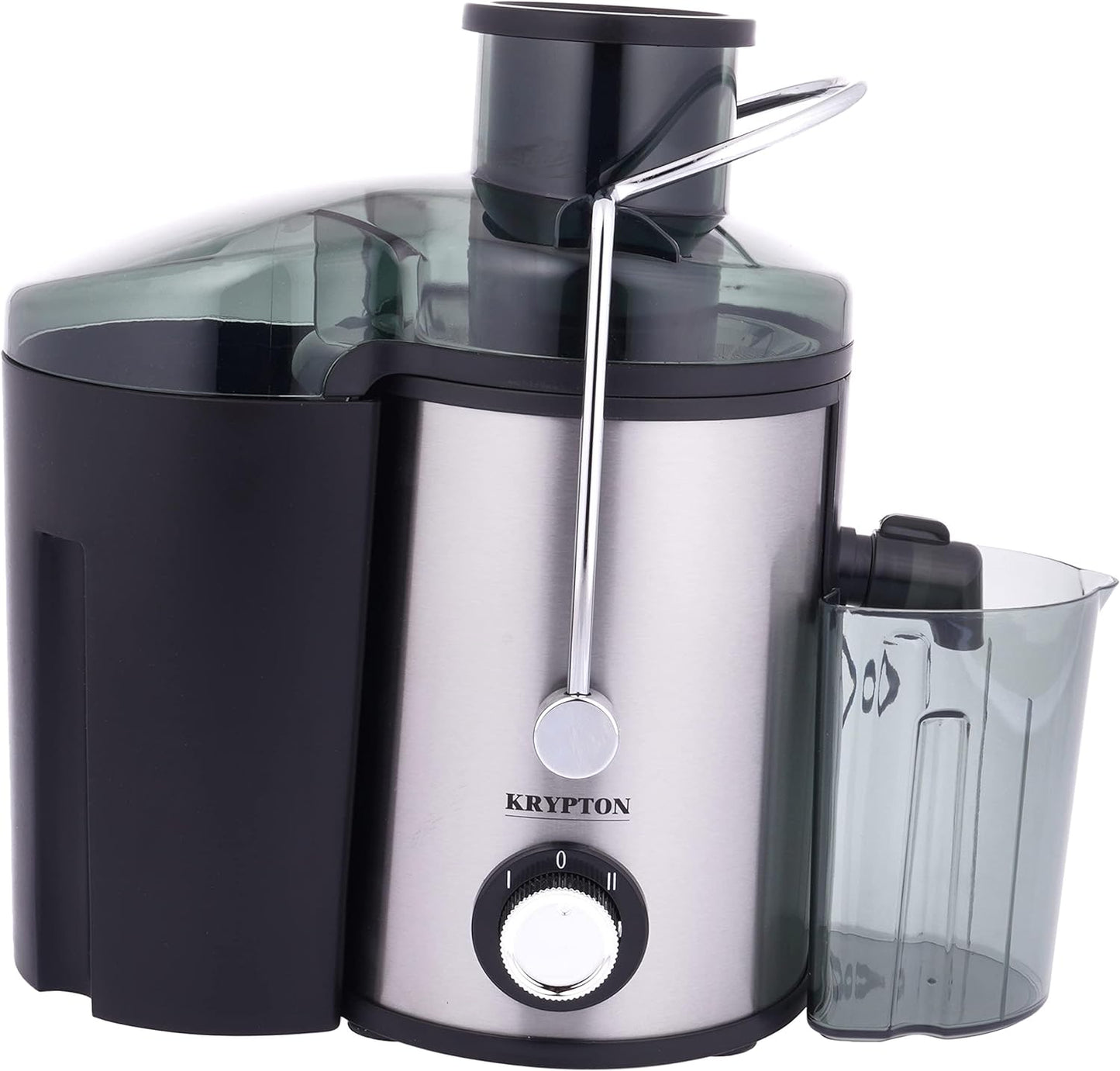 Krypton 450ml Capacity Powerful Motor 2 Speed Stainless Juice Extractor KNJE6302 Silver