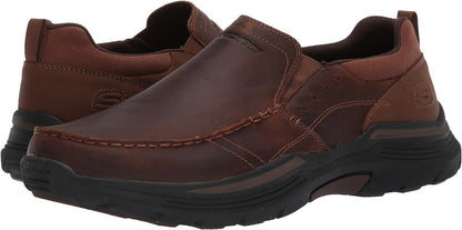 Skechers Expended -Seveno Leather Slip on Leather Slip on mens Moccasin