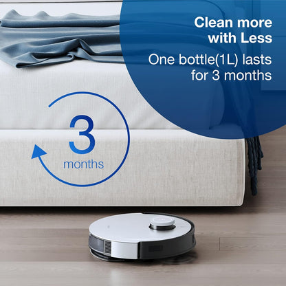 ECOVACS X2 OMNI Robot Vacuum Cleaner 8000PA Strongest Suction (Auto Clean+Auto Empty) Deep Sweeping and Mopping,15mm Auto-Lift Mopping, 55°Hot Water Mop Washing and 6400mAh Battery