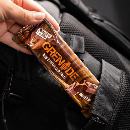 Grenade High Protein, Low Sugar Bar - Chocolate Chip Salted Caramel, 12 x 60 g