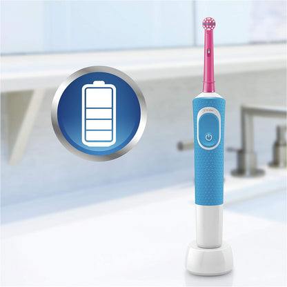 Oral B Vitality D100 CLS Sensi Ultrathin Rechargeable Toothbrush + EB 20-2 Brush Head Bundle